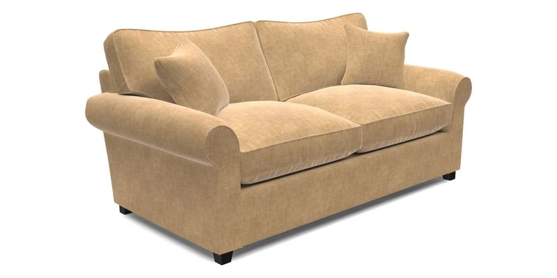 Waverley 3 Seater Sofa Bed in wo Tone Plain Biscuit Waverley 3 Seater Sofa Bed in wo Tone Plain Biscuit