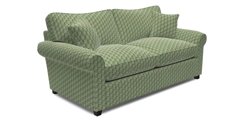 Waverley 3 Seater Sofa Bed in wo Tone Plain Biscuit