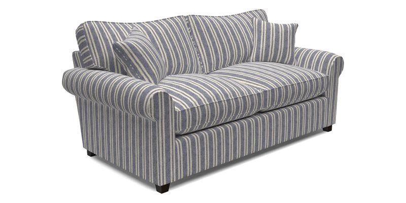 Waverley 3 Seater Sofa Bed in wo Tone Plain Biscuit