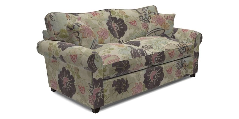 Waverley 3 Seater Sofa Bed in wo Tone Plain Biscuit