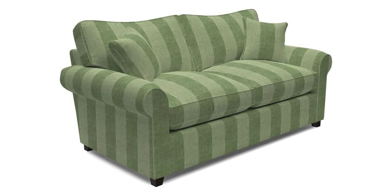 Waverley 3 Seater Sofa Bed in wo Tone Plain Biscuit