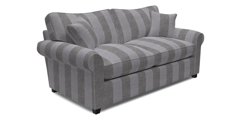 Waverley 3 Seater Sofa Bed in wo Tone Plain Biscuit