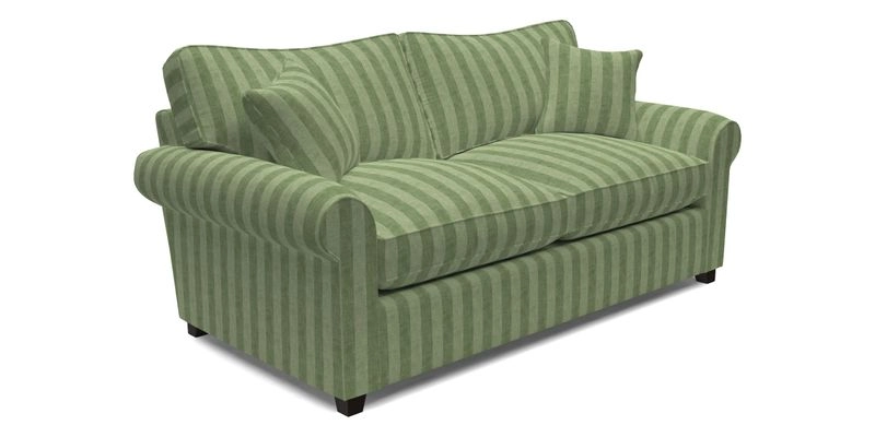 Waverley 3 Seater Sofa Bed in wo Tone Plain Biscuit
