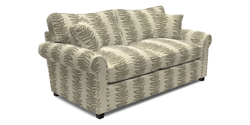 Waverley 3 Seater Sofa Bed in wo Tone Plain Biscuit