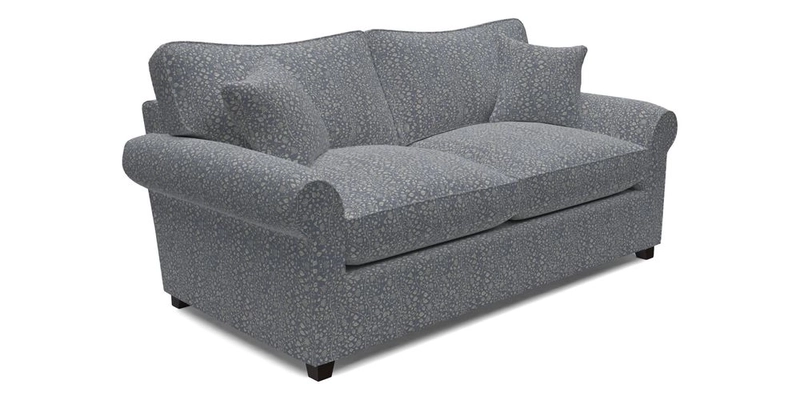 Waverley 3 Seater Sofa Bed in wo Tone Plain Biscuit
