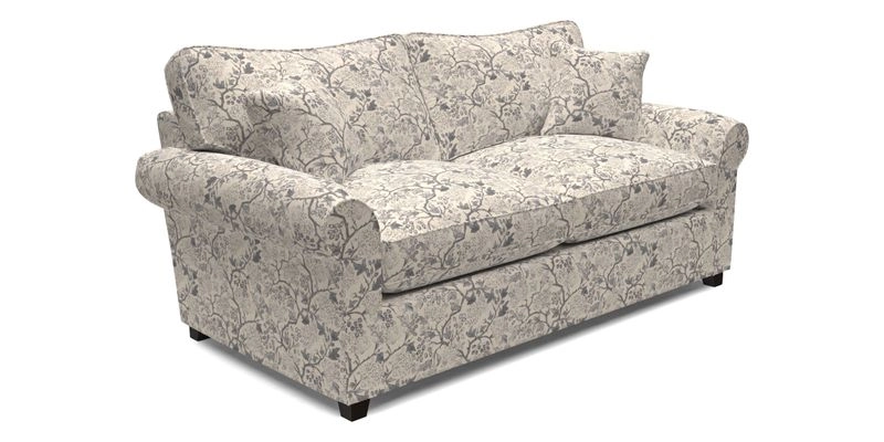 Waverley 3 Seater Sofa Bed in wo Tone Plain Biscuit