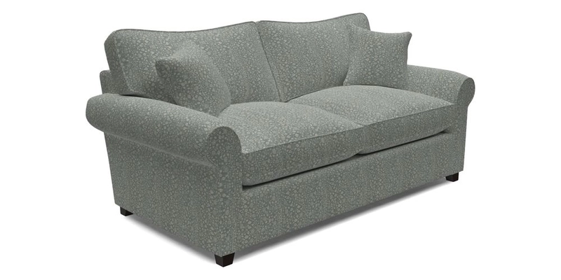 Waverley 3 Seater Sofa Bed in wo Tone Plain Biscuit