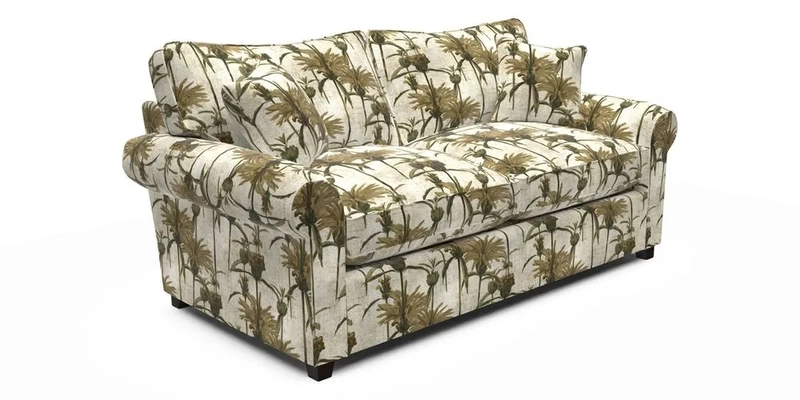 Waverley 3 Seater Sofa Bed in wo Tone Plain Biscuit