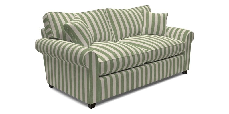 Waverley 3 Seater Sofa Bed in wo Tone Plain Biscuit