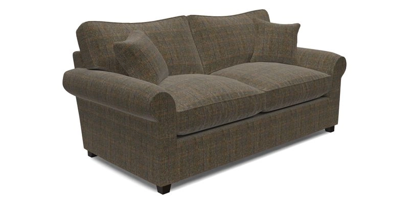 Waverley 3 Seater Sofa Bed in wo Tone Plain Biscuit