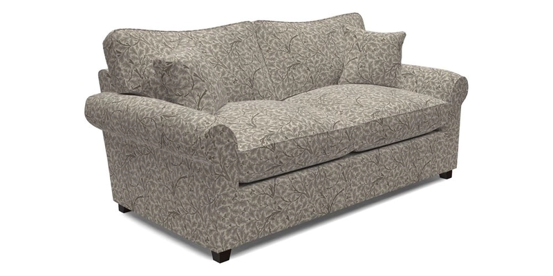 Waverley 3 Seater Sofa Bed in wo Tone Plain Biscuit