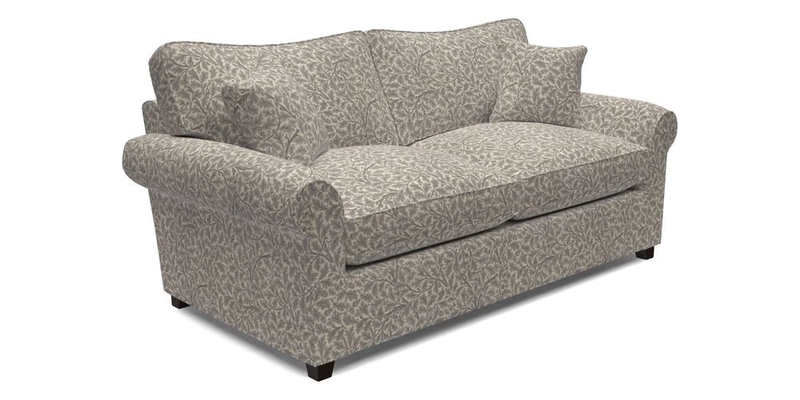 Waverley 3 Seater Sofa Bed in wo Tone Plain Biscuit
