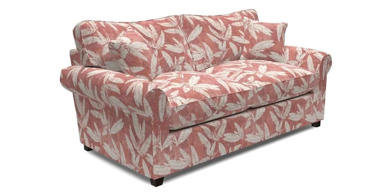 Waverley 3 Seater Sofa Bed in wo Tone Plain Biscuit