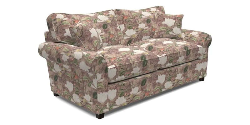 Waverley 3 Seater Sofa Bed in wo Tone Plain Biscuit