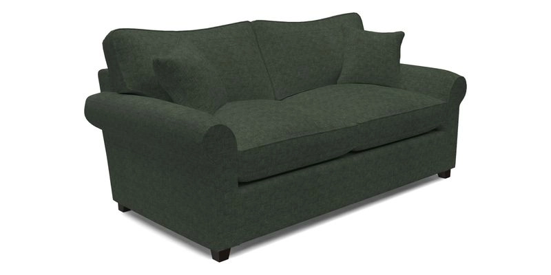 Waverley 3 Seater Sofa Bed in wo Tone Plain Biscuit