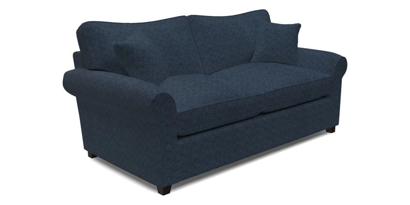 Waverley 3 Seater Sofa Bed in wo Tone Plain Biscuit