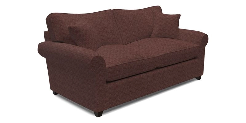 Waverley 3 Seater Sofa Bed in wo Tone Plain Biscuit