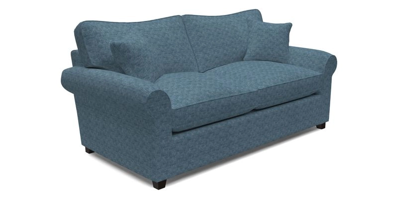 Waverley 3 Seater Sofa Bed in wo Tone Plain Biscuit