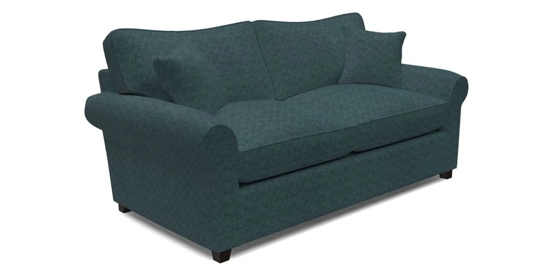 Waverley 3 Seater Sofa Bed in wo Tone Plain Biscuit