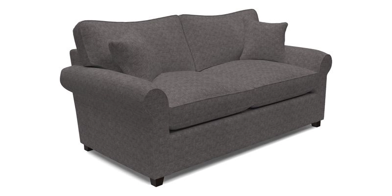 Waverley 3 Seater Sofa Bed in wo Tone Plain Biscuit