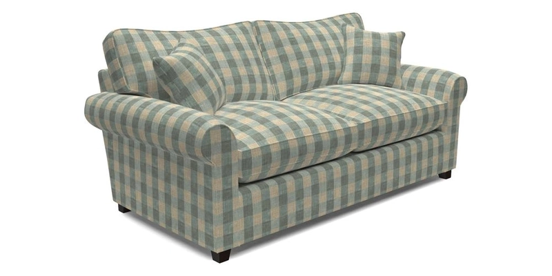 Waverley 3 Seater Sofa Bed in wo Tone Plain Biscuit