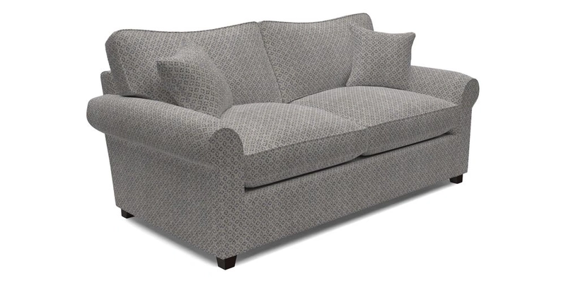 Waverley 3 Seater Sofa Bed in wo Tone Plain Biscuit