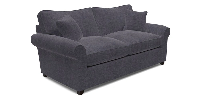 Waverley 3 Seater Sofa Bed in wo Tone Plain Biscuit