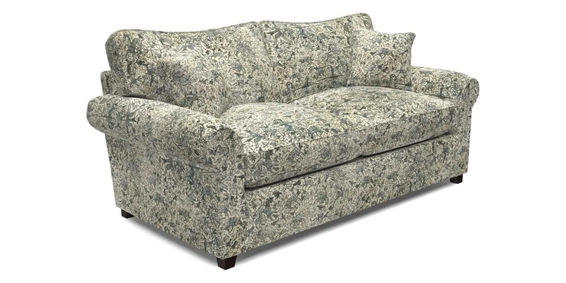 Waverley 3 Seater Sofa Bed in wo Tone Plain Biscuit