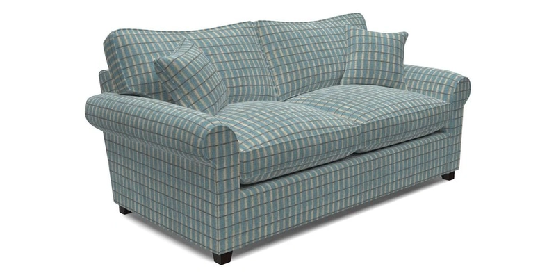 Waverley 3 Seater Sofa Bed in wo Tone Plain Biscuit