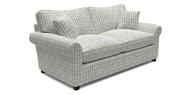Waverley 3 Seater Sofa Bed in wo Tone Plain Biscuit