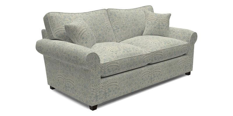 Waverley 3 Seater Sofa Bed in wo Tone Plain Biscuit