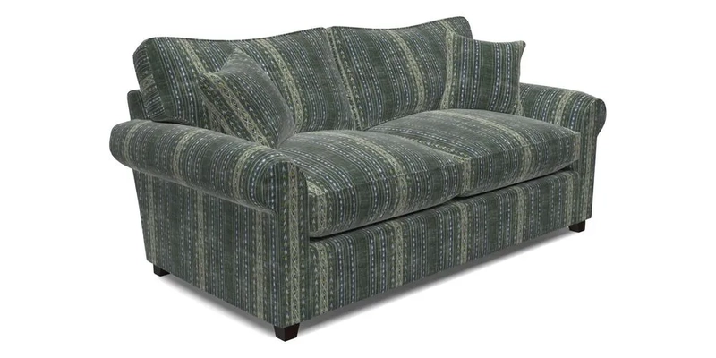 Waverley 3 Seater Sofa Bed in wo Tone Plain Biscuit