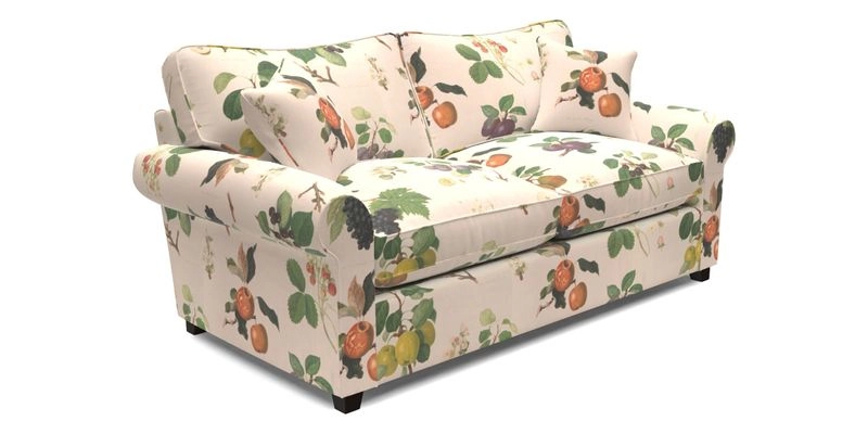 Waverley 3 Seater Sofa Bed in wo Tone Plain Biscuit
