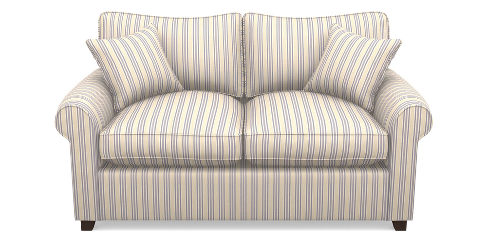 Product photograph of Waverley Sofa Bed 2 Seater Sofa Bed In Cloth 22 - Racing Stripes Ayr - Blueberry from Sofas and Stuff Limited