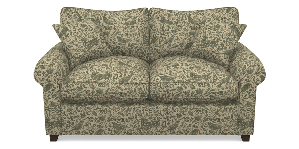 Product photograph of Waverley Sofa Bed 2 Seater Sofa Bed In V A Drawn From Nature - Bird And Rabbit - Dark Green from Sofas and Stuff Limited