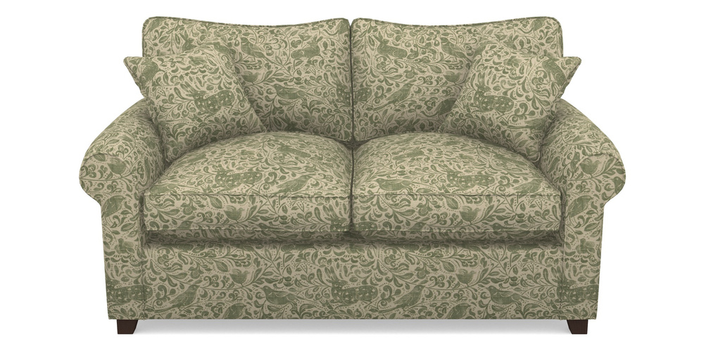 Product photograph of Waverley Sofa Bed 2 Seater Sofa Bed In V A Drawn From Nature - Bird And Rabbit - Light Green from Sofas and Stuff Limited