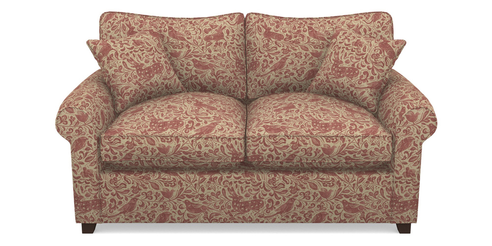 Product photograph of Waverley Sofa Bed 2 Seater Sofa Bed In V A Drawn From Nature - Bird And Rabbit - Red from Sofas and Stuff Limited