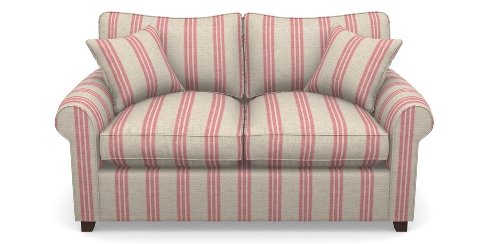 Product photograph of Waverley Sofa Bed 2 Seater Sofa Bed In Cloth 18 Stripes - Bengal - Cranberry from Sofas and Stuff Limited