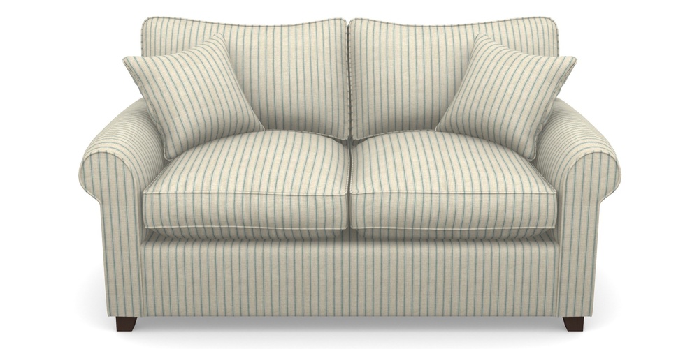 Product photograph of Waverley Sofa Bed 2 Seater Sofa Bed In Cloth 18 Stripes - Ticking - Basil from Sofas and Stuff Limited