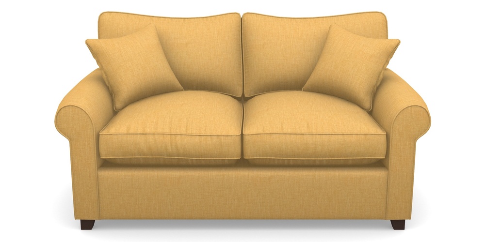Product photograph of Waverley Sofa Bed 2 Seater Sofa Bed In Clever Cotton Mix - Mustard from Sofas and Stuff Limited