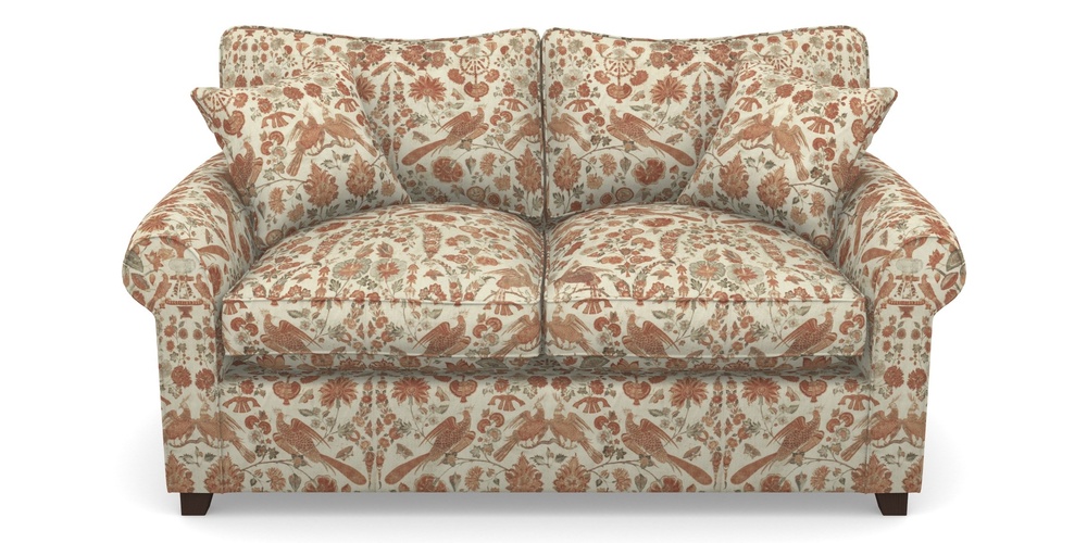 Product photograph of Waverley Sofa Bed 2 Seater Sofa Bed In V A Brompton Collection - Coromandel - Terracotta from Sofas and Stuff Limited