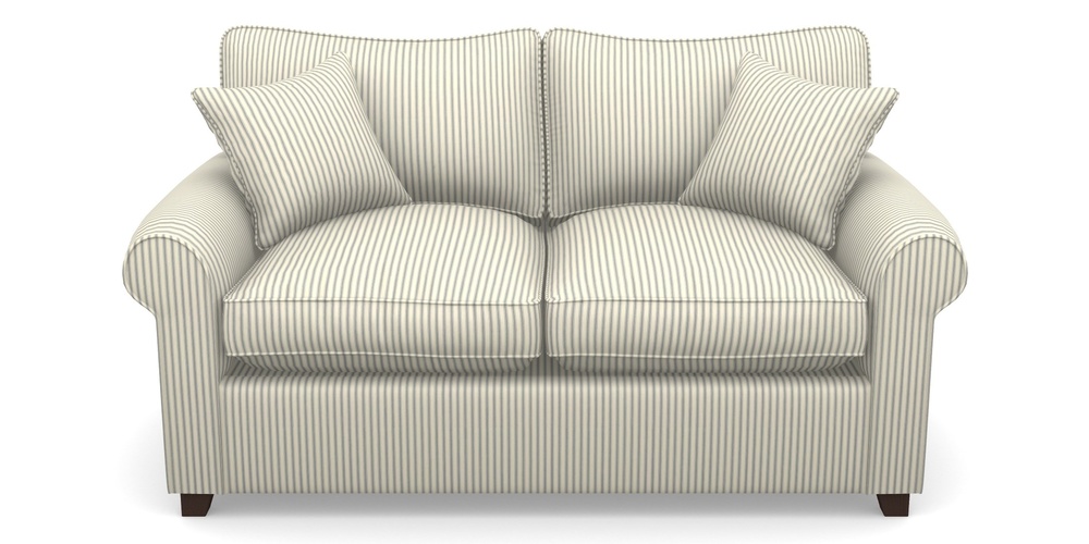 Product photograph of Waverley Sofa Bed 2 Seater Sofa Bed In Cotton Stripe - Airforce from Sofas and Stuff Limited