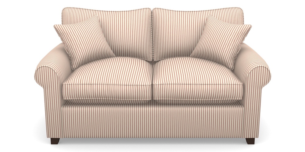 Product photograph of Waverley Sofa Bed 2 Seater Sofa Bed In Cotton Stripe - Peony from Sofas and Stuff Limited