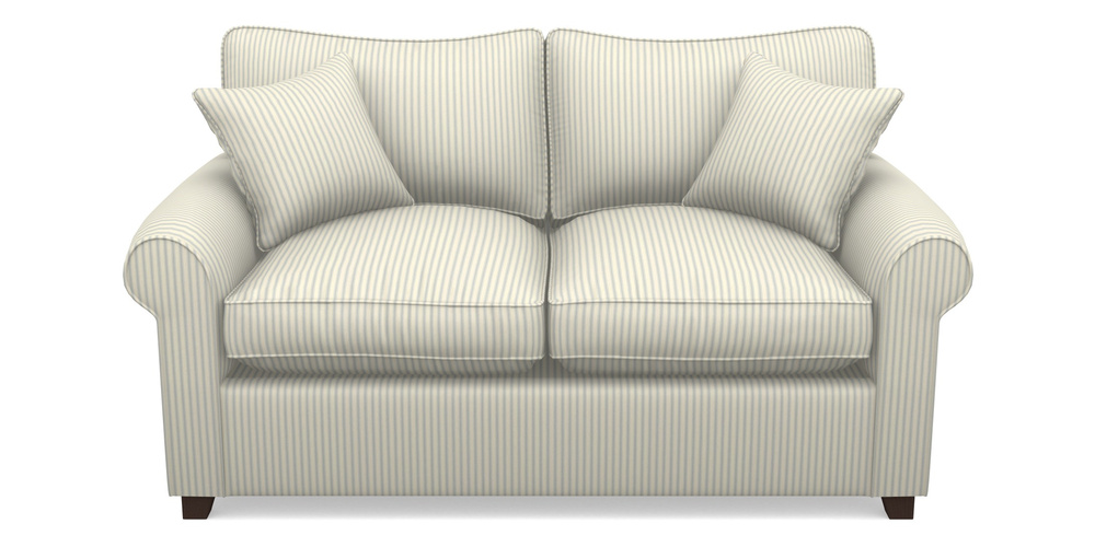 Product photograph of Waverley Sofa Bed 2 Seater Sofa Bed In Cotton Stripe - Sky from Sofas and Stuff Limited