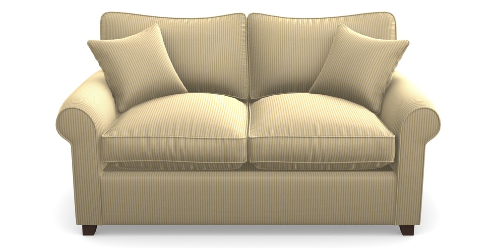 Product photograph of Waverley Sofa Bed 2 Seater Sofa Bed In Cloth 21 - Simple Stripe - Canary from Sofas and Stuff Limited