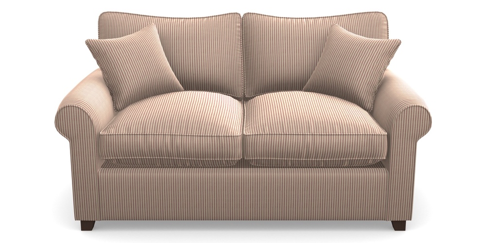 Product photograph of Waverley Sofa Bed 2 Seater Sofa Bed In Cloth 21 - Simple Stripe - Cassis from Sofas and Stuff Limited
