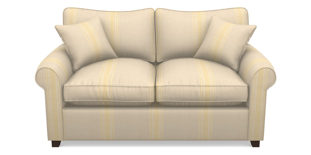 Product photograph of Waverley Sofa Bed 2 Seater Sofa Bed In Cloth 22 - Racing Stripes Cheltenham - Lemon from Sofas and Stuff Limited