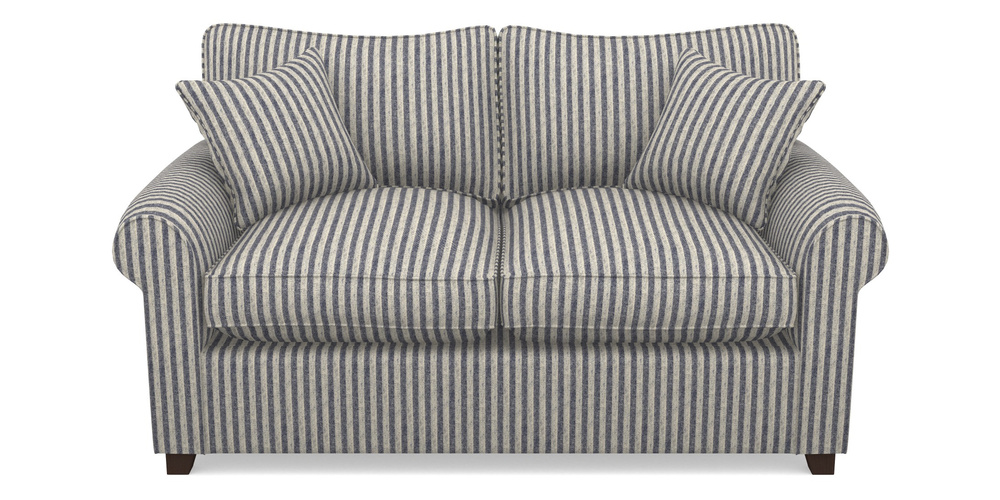 Product photograph of Waverley Sofa Bed 2 Seater Sofa Bed In Cloth 22 - Pinstripe - Deep Water from Sofas and Stuff Limited