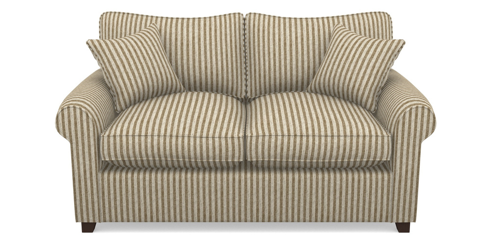 Product photograph of Waverley Sofa Bed 2 Seater Sofa Bed In Cloth 22 - Pinstripe - Fallen Leaf from Sofas and Stuff Limited
