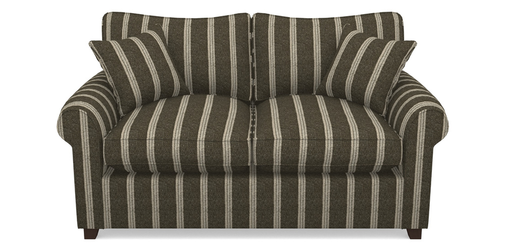 Product photograph of Waverley Sofa Bed 2 Seater Sofa Bed In Cloth 20 - Design 2 - Olive Stripe from Sofas and Stuff Limited